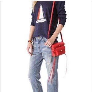 Crossbody bag - REBECCA MINKOFF-red camera bag- like new- with original dust bag